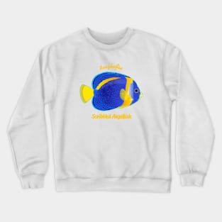 Scribbled Angelfish Crewneck Sweatshirt